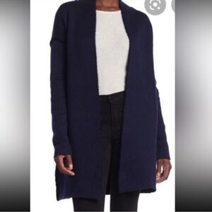 Love Token Dolia Fleece Lined Open Front Cardigan/Over Coat